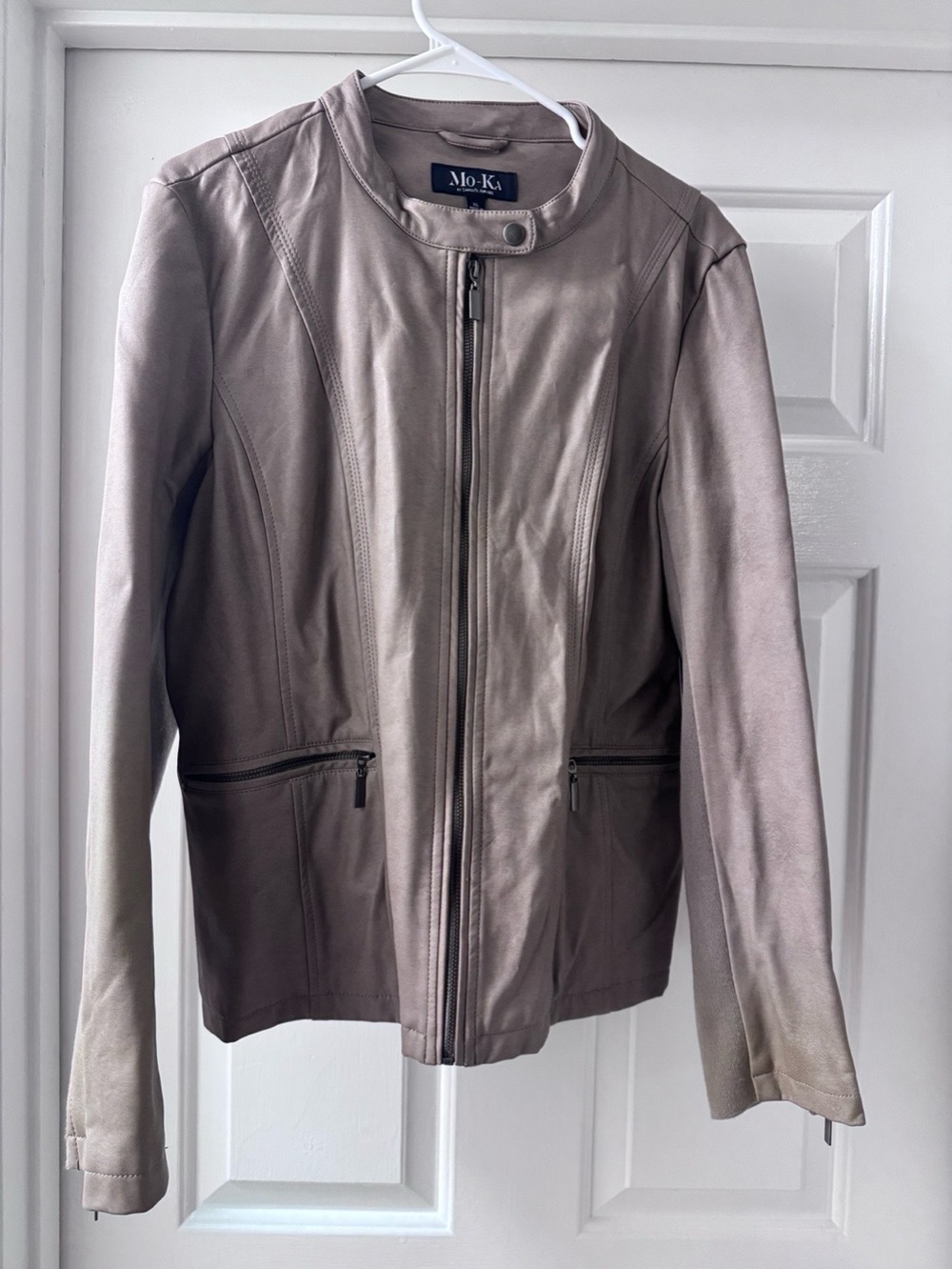 Mo-Ka by Santa Fe Apparel Truffle Moto Jacket XL NWT Stitch Fix